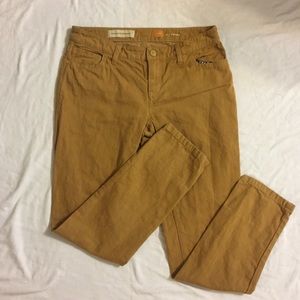 Mustard  jeans from Anthropologie
